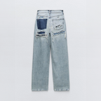 Women's Distressed Jeans – Vintage Loose Fit Jeans