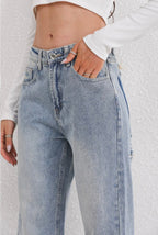 Women's Distressed Jeans – Vintage Loose Fit Jeans